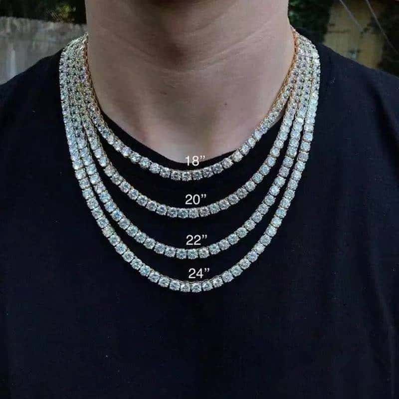 Hip Hop "Bling" Iced Out Chain Rebel & Chain