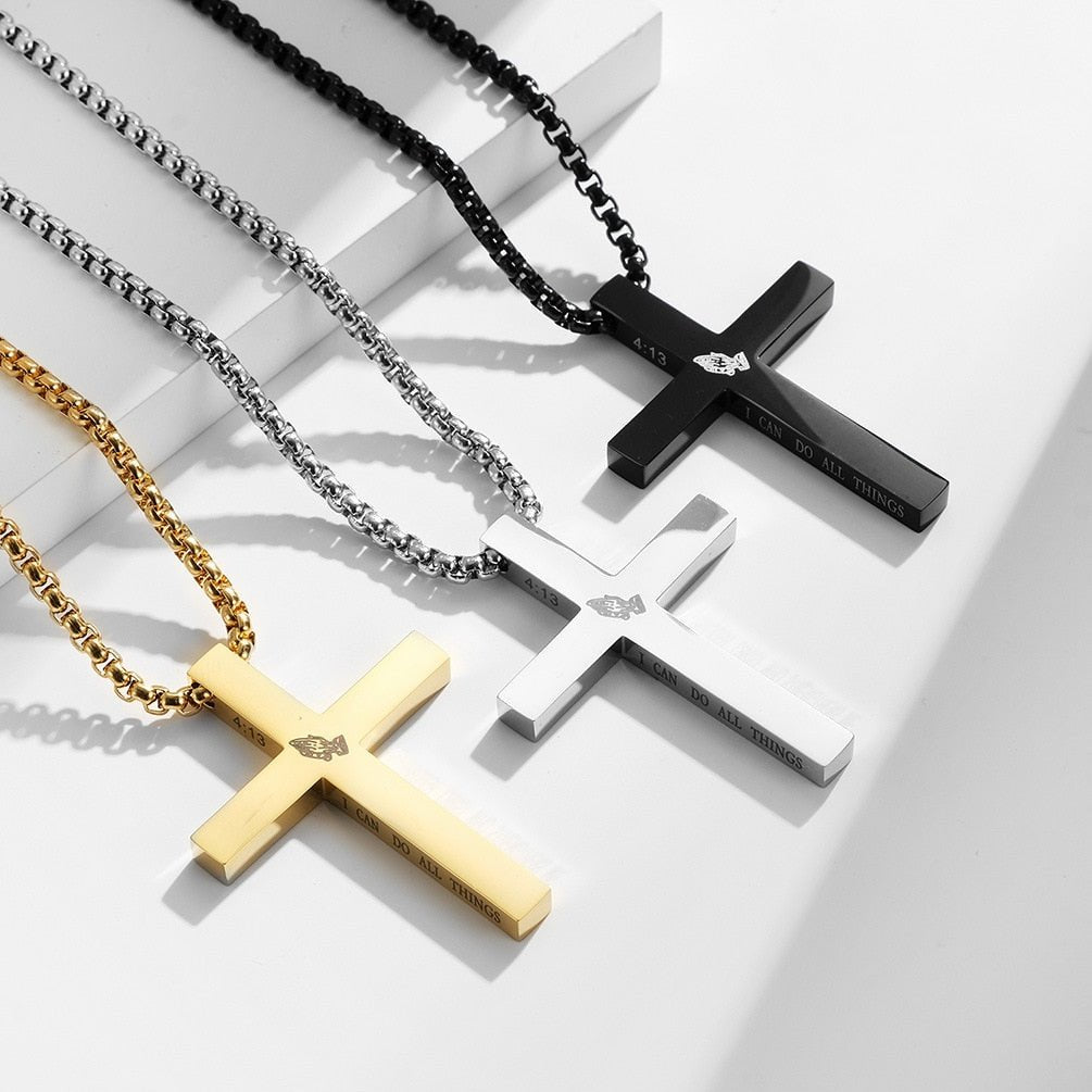 Crucifix Cross Chains - Rebel & Chain