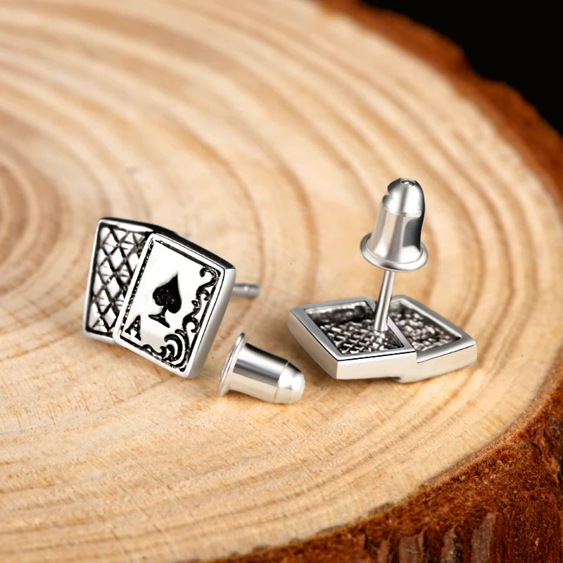 Poker Stud Earrings