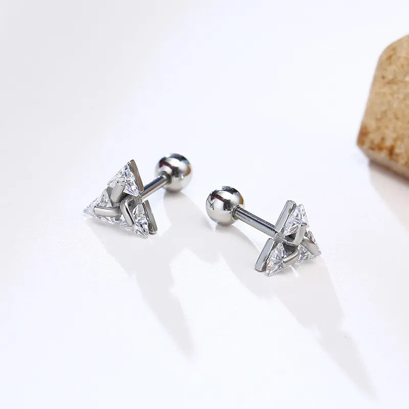 Triangle Stud Earrings