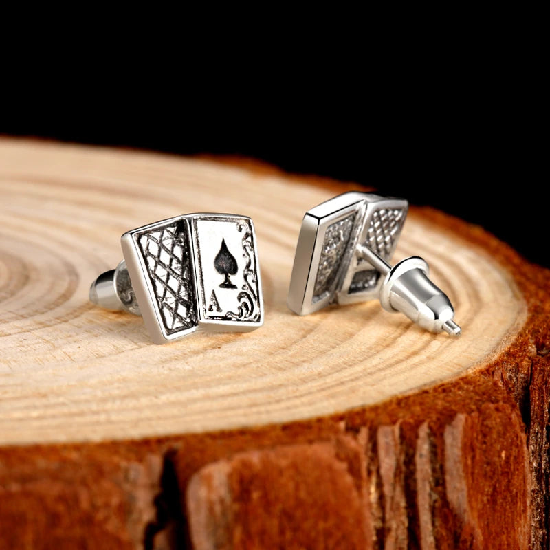 Poker Stud Earrings