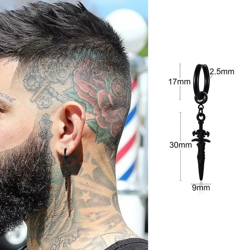 Dagger Earring - Rebel & Chain