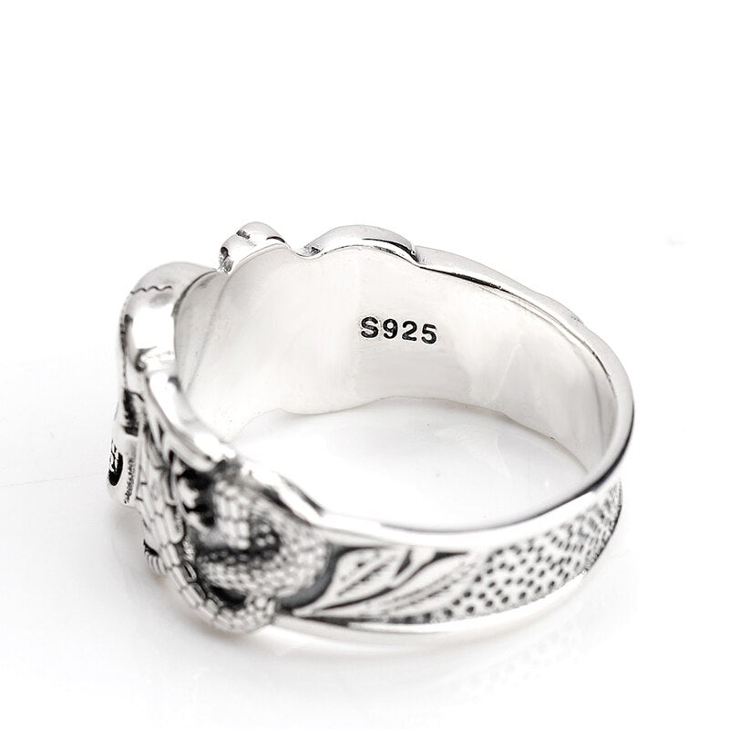 Skull Serpent 925 Ring