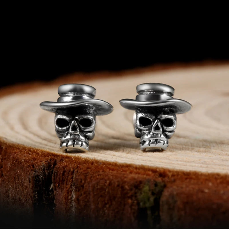 Skeleton Hat Earrings