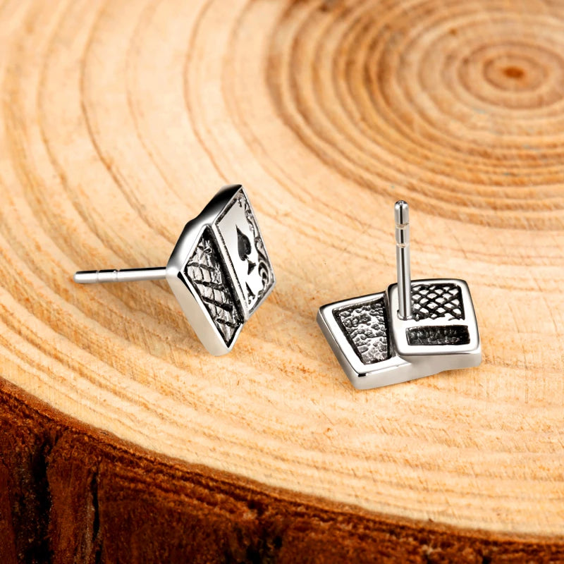 Poker Stud Earrings