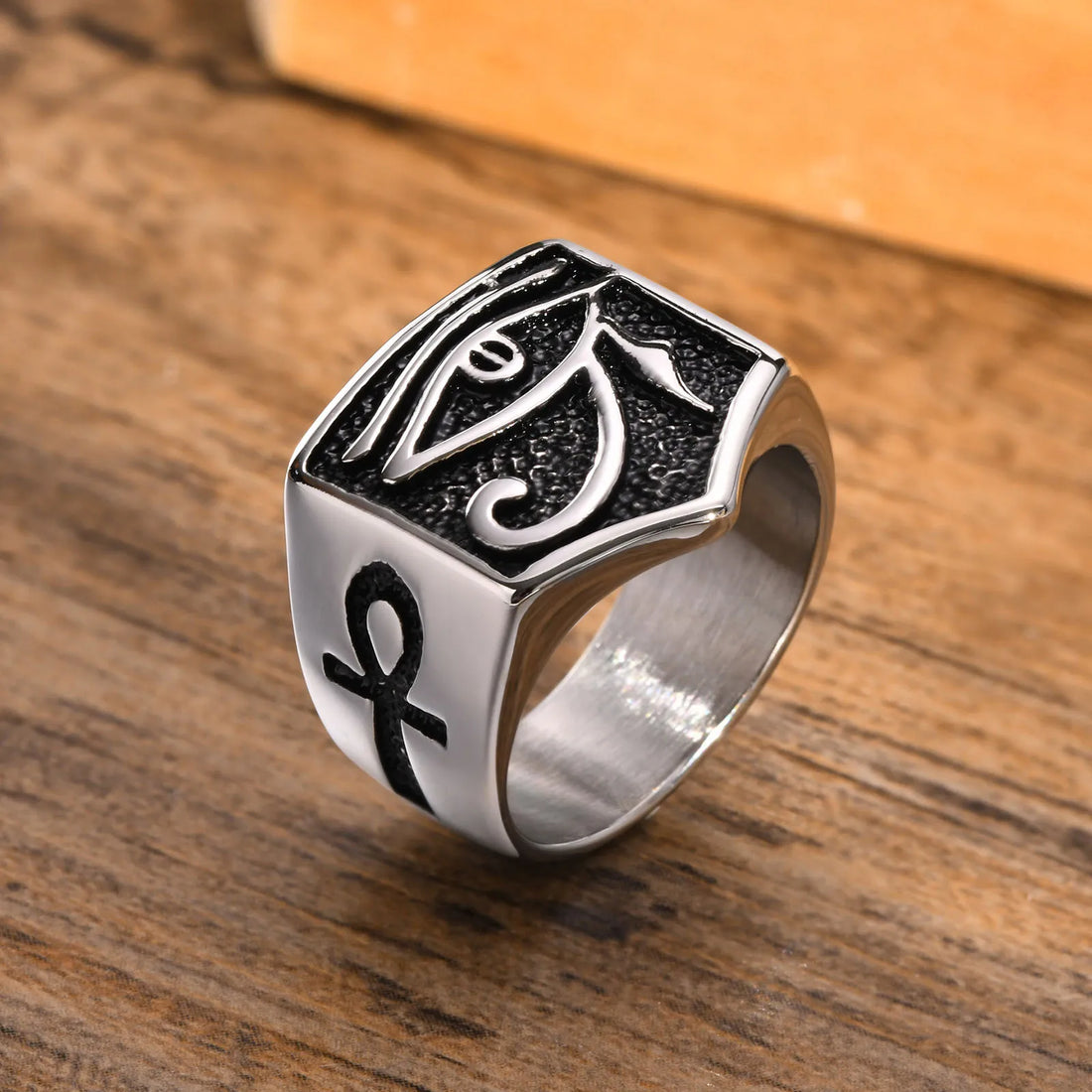 Eye of Horus Signet Ring