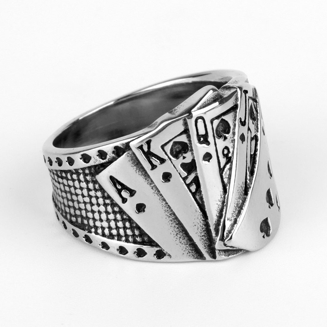 Flush Poker Ring Rebel & Chain