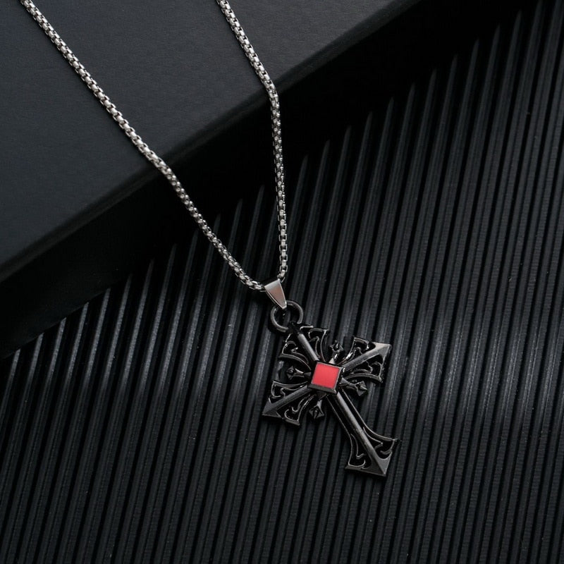 Gothic Style Multi Pattern Pendants Rebel & Chain