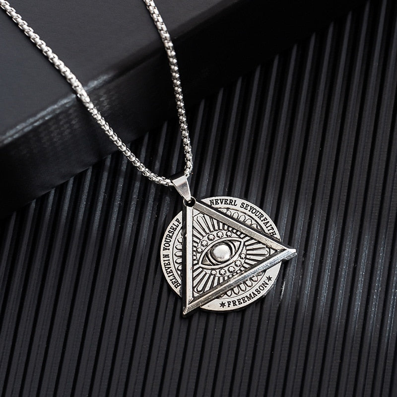 Gothic Style Multi Pattern Pendants Rebel & Chain