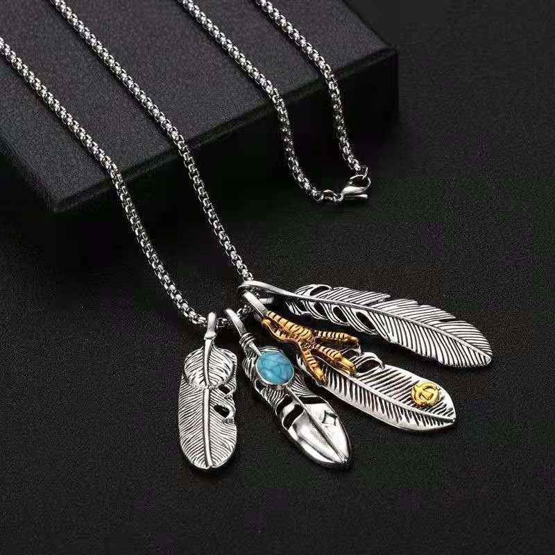 Gothic Style Multi Pattern Pendants Rebel & Chain