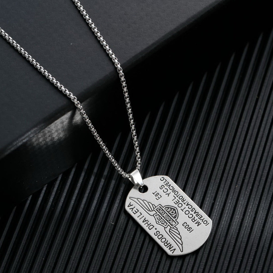 Gothic Style Multi Pattern Pendants Rebel & Chain