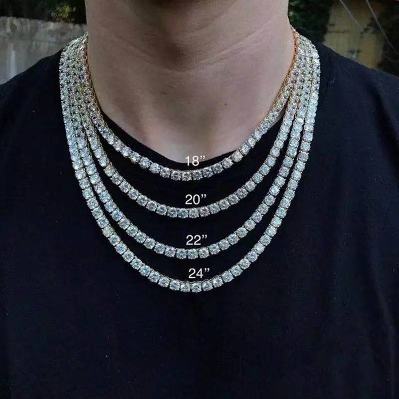 Hip Hop "Bling" Iced Out Chain Rebel & Chain