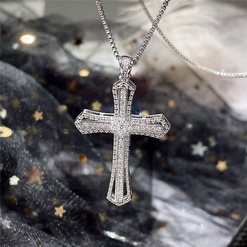 Iced Out "Bling" Cross Pendants Rebel & Chain