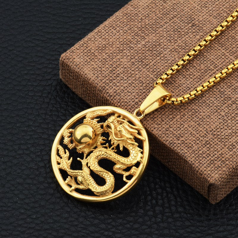 Nordic Viking's Compass Style Pendants Rebel & Chain