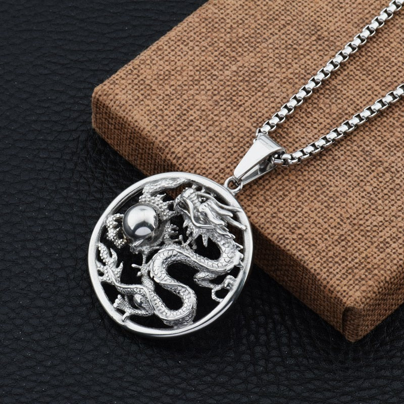 Nordic Viking's Compass Style Pendants Rebel & Chain