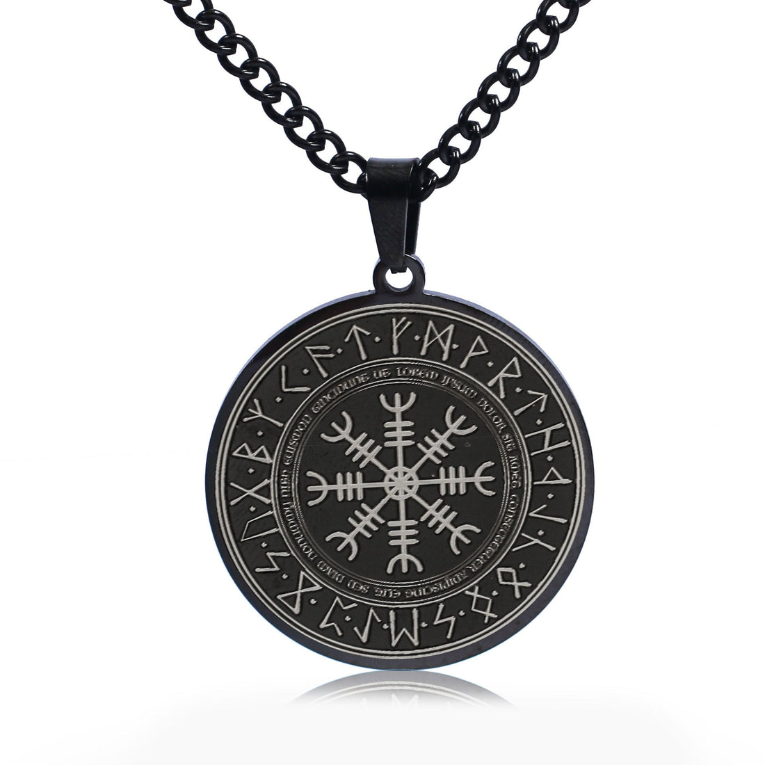 Nordic Viking's Compass Style Pendants Rebel & Chain