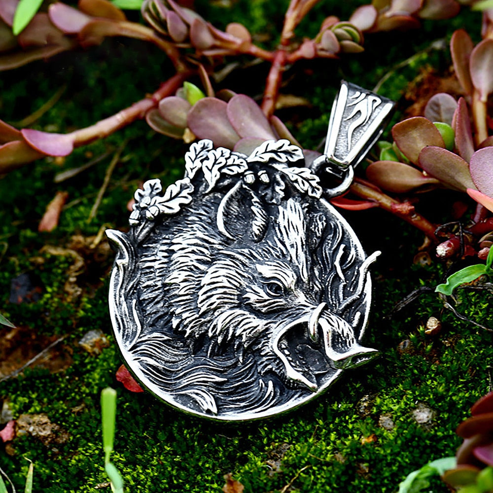 Vintage Viking Odin Pendant.