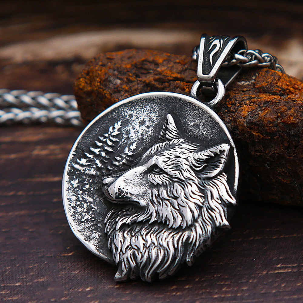 Vintage Viking Odin Pendant.