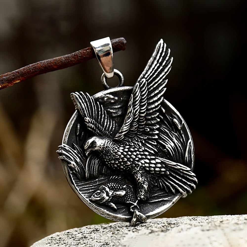 Vintage Viking Odin Pendant.