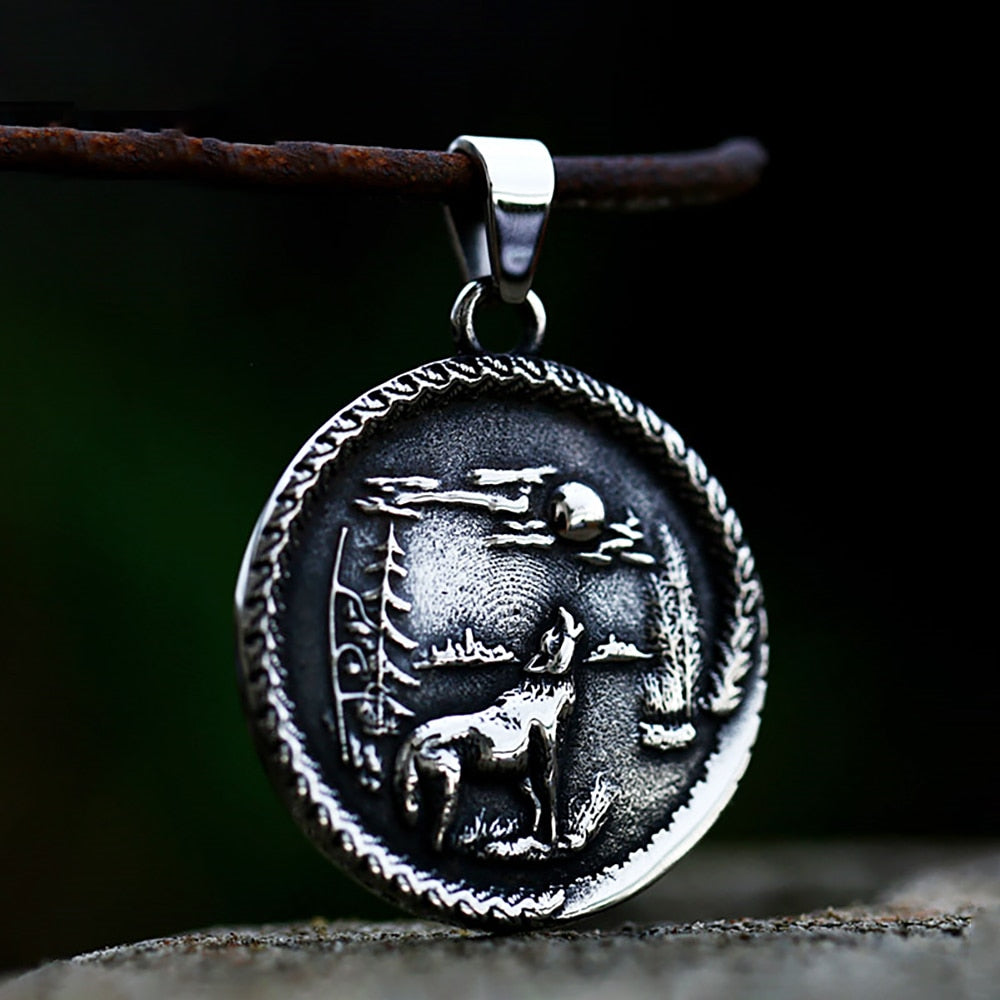 Vintage Viking Odin Pendant.