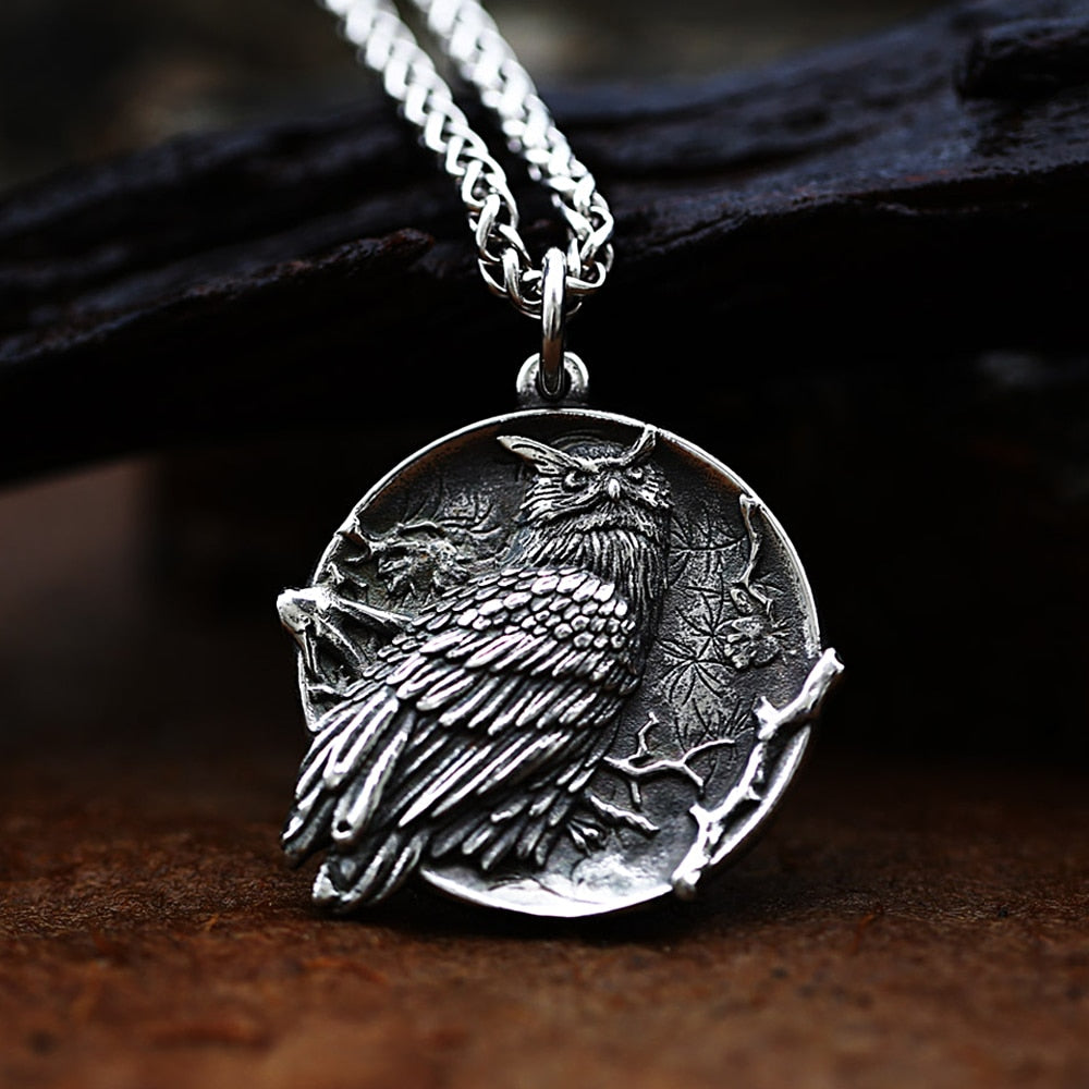 Vintage Viking Odin Pendant.