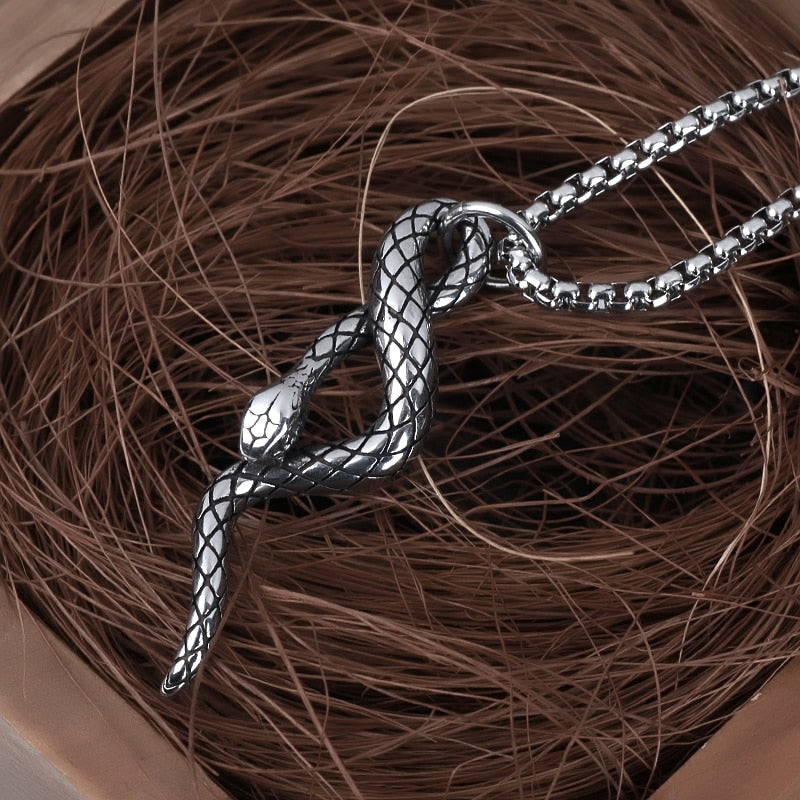 Snake Pattern casual Pendant chains Rebel & Chain