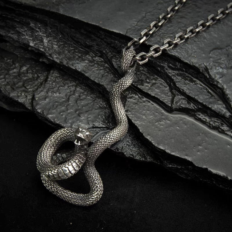 Snake Pattern casual Pendant chains Rebel & Chain