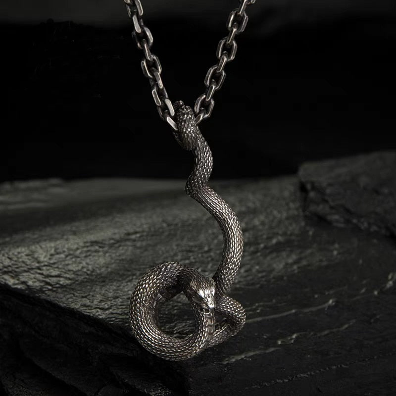 Snake Pattern casual Pendant chains Rebel & Chain