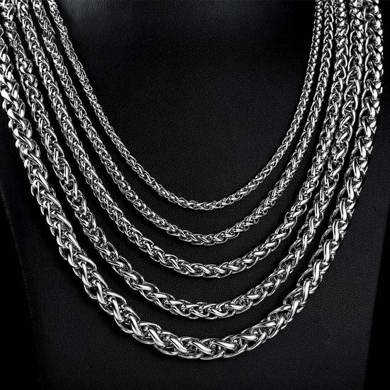 Solid Titanium Thick Chains – Rebel & Chain